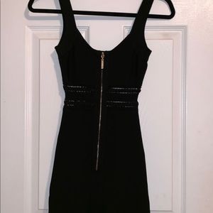 Black bodycon dress